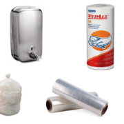 DISPENSADORES/WYPALL/BOLSAS DE BASURA/PAPEL 9"/STRETCH FILM DISPENSADORES/WYPALL/BOLSAS DE BASURA/PAPEL 9"/STRETCH FILM
